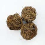 Natural Dodder Balls soaking to form flexible natural twine for gardening and creative projects.