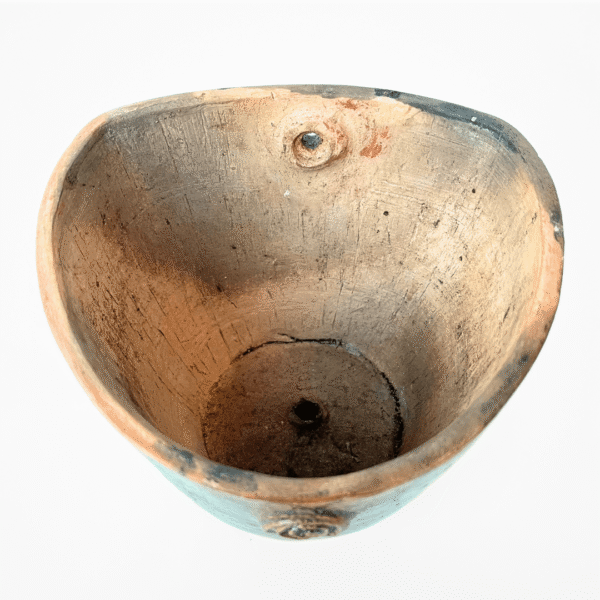 Ceramic Wall Pot 10cm | Crackle Glaze Finish | Ideal for Garden Décor - Image 6