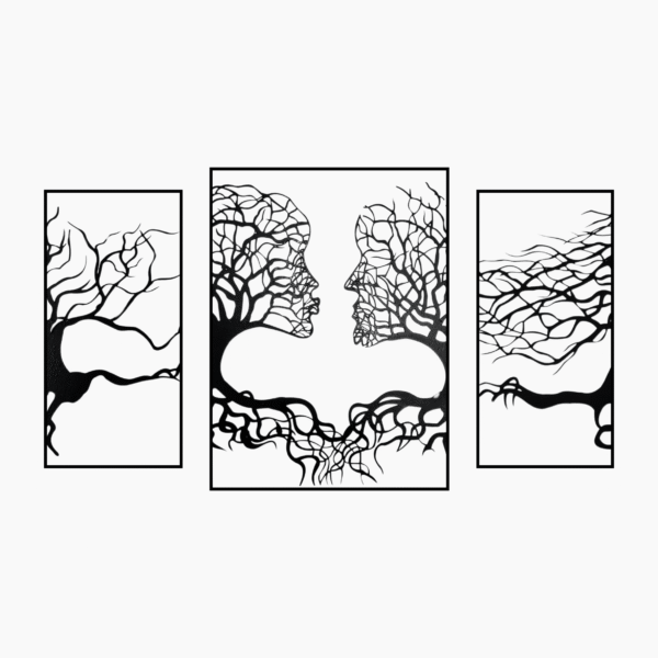 Wall Art - Rooted Faces (3 piece) - Image 2