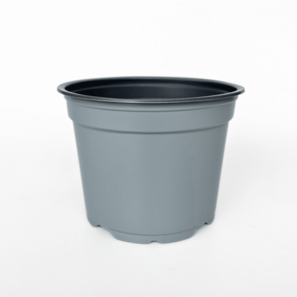 Thermoformed Pots 12cm Light Grey (0.7lt) | 100 Pack | Durable Low-Maintenance Planters - Image 2