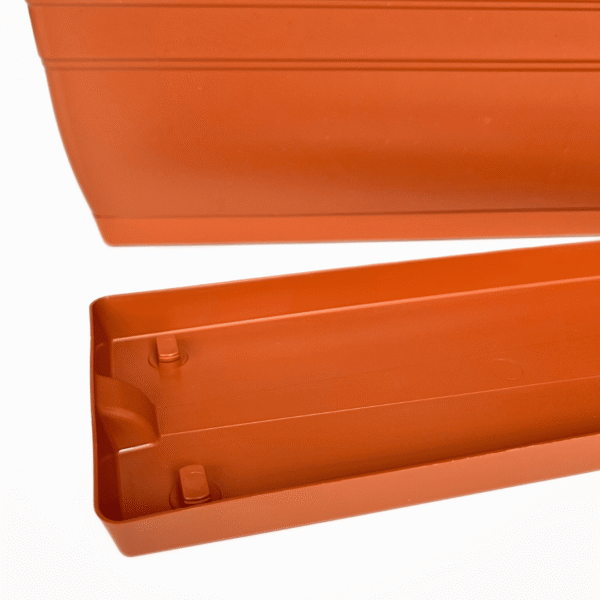 Lucia Window Box 27cm | Stylish Planter with Saucer | Ideal for Windows & Balconies - Image 2