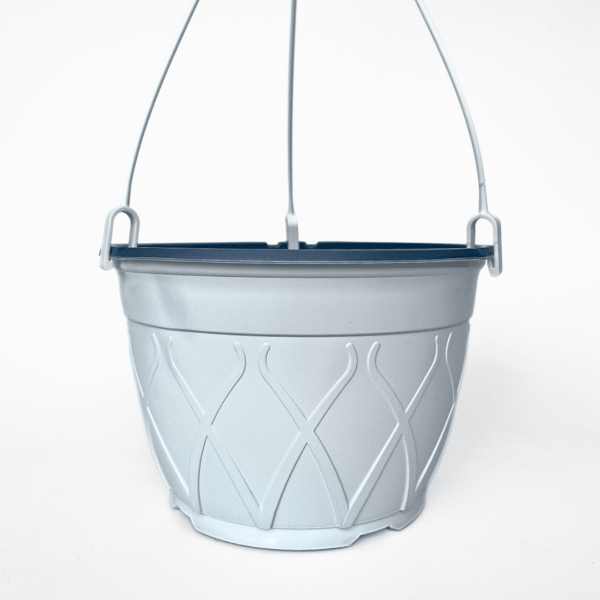 Hanging Basket White | Lightweight Thermoformed Planter | Ideal for Indoor & Outdoor Displays - Image 4