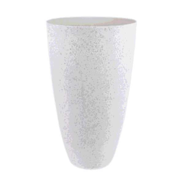 CeraMix Vase Nova Terrazzo White | Sustainable Recycled Design | Ideal for Indoor & Outdoor Use - Image 2