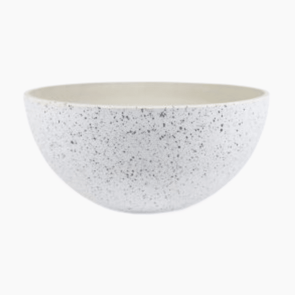 CeraMix Bowl Nova Terrazzo White | Sustainable Recycled Design | Ideal for Indoor & Outdoor Use - Image 3