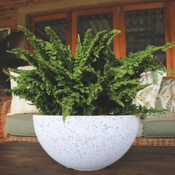 CeraMix Bowl Nova Terrazzo White | Sustainable Recycled Design | Ideal for Indoor & Outdoor Use - Image 2