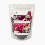 Loose, chunky orchid bark in earthy tones for orchid potting