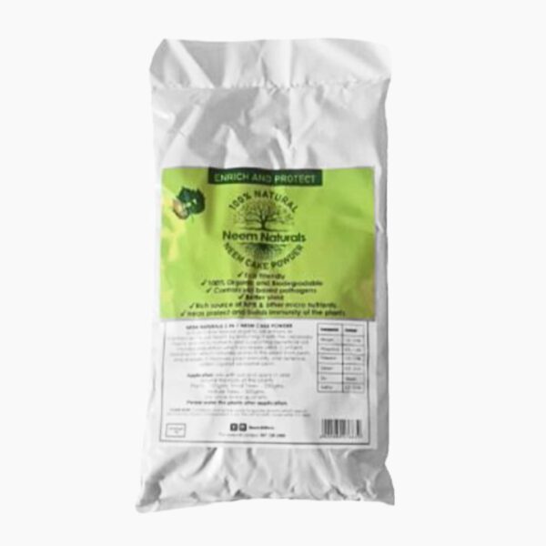 Neem Naturals combo pack with neem pellets, neem cake powder, and neem oil concentrate for gardening.