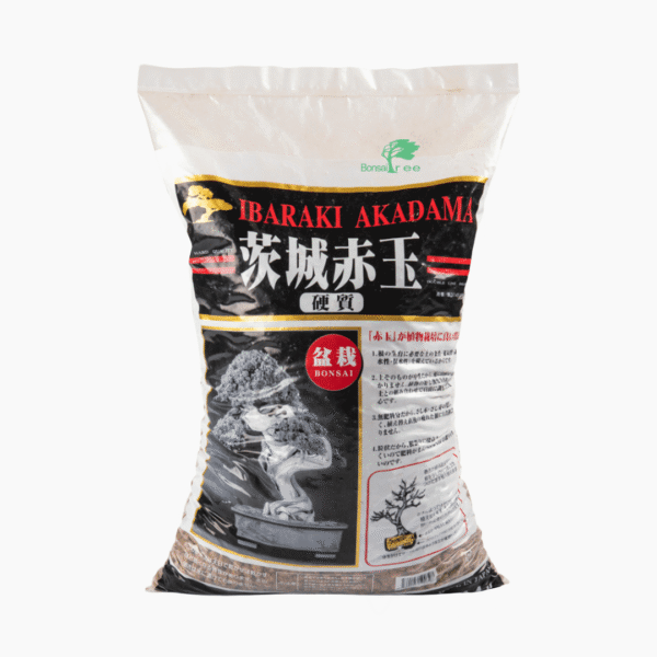 Ibaraki Hard Akadama medium 5–8mm, showing natural earthy tones