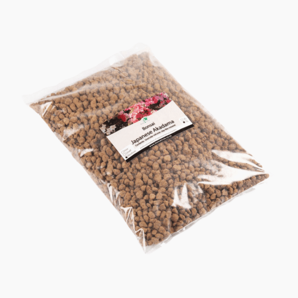 Ibaraki Hard Akadama medium 5–8mm, showing natural earthy tones