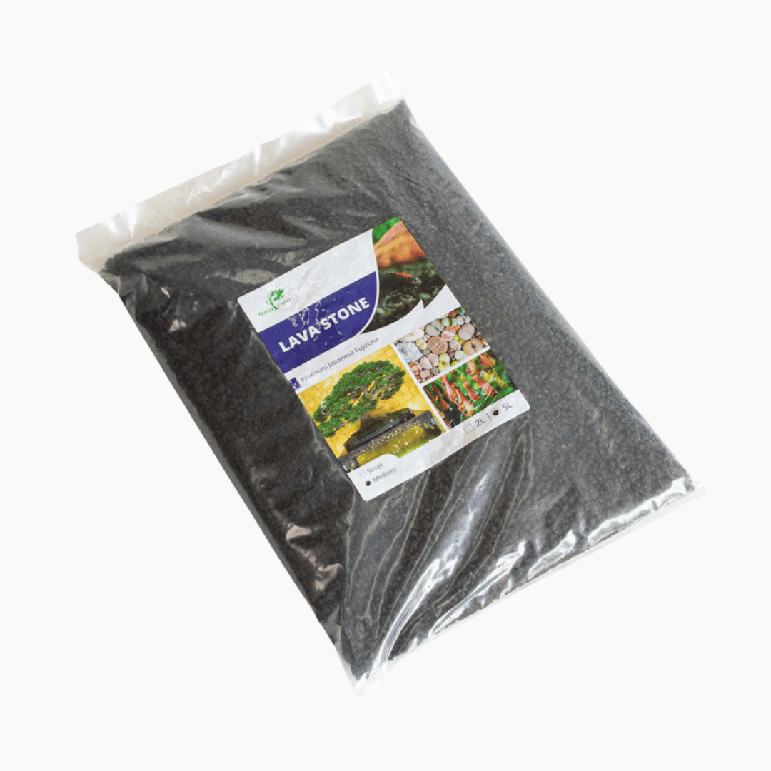 Lavastone5L Japanese lava stones in shades of brown and black