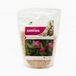 Japanese Kanuma soil with mixed particle sizes in soft, pale tones