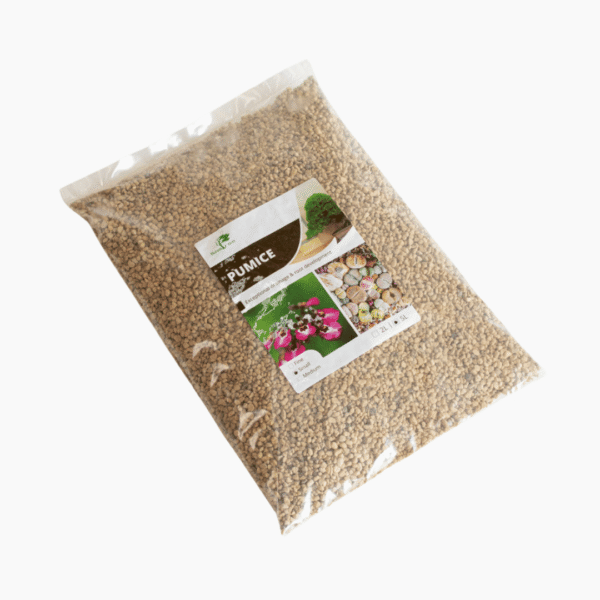 Japanese Hyuga Pumice small 3–6mm particles in natural off-white tones