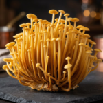 Golden Enoki Mushroom Grow Block (Flammulina – Winter Mushroom Kit for Home Growing)