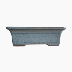 Medium rectangular glazed bonsai pot handcrafted from stoneware in South Africa.