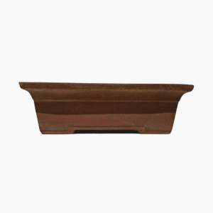 Handmade Medium Rectangular Bonsai Pot Unglazed South African stoneware with drainage holes