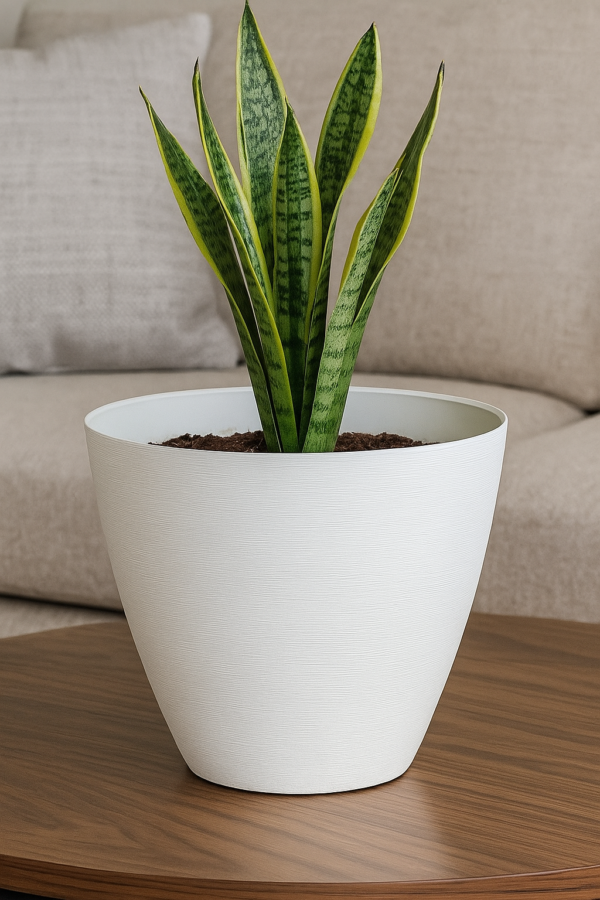 Willow Eco-Polymer Planter – Durable Lightweight Pot for Modern Indoor & Outdoor Décor - Image 4