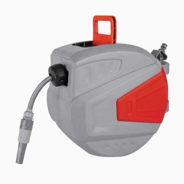 Red Rhino Retractable Hose Reel 20m – 180° Rotatable, Automatic Recoil, 1/2" Hose - Image 3