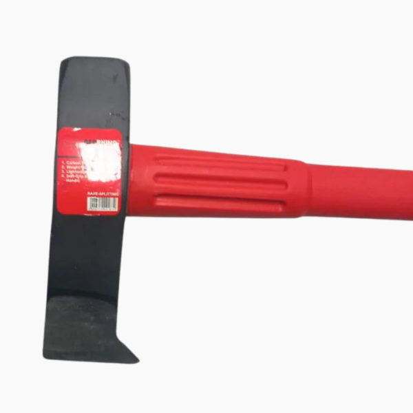 Red Rhino Splitting Axe 3kg – Carbon Steel Head with Fiberglass Ergonomic Handle - Image 3