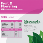Semela Fruit & Flowering – Foliar Fertiliser Tablets for Bigger Blooms and Better Fruit Set