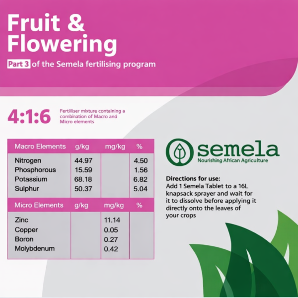 Semela Vegetable Growth Pack – Rooting Fertiliser for Seedlings and Early Growth - Image 4