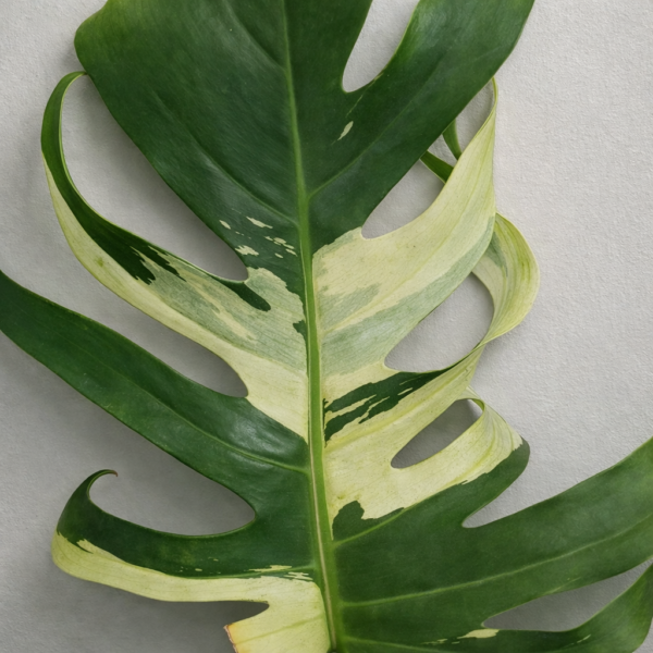 Monstera Mint – Rare Variegated Monstera Deliciosa (Mint Variegation) Plant 2 - Image 4