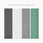 40 Percent Shade Cloth 3m Width UV Resistant Sold Per Meter