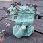 Ceramic Lady Head Planter with Strings of Hearts – Decorative Indoor Plant Pot South Africa