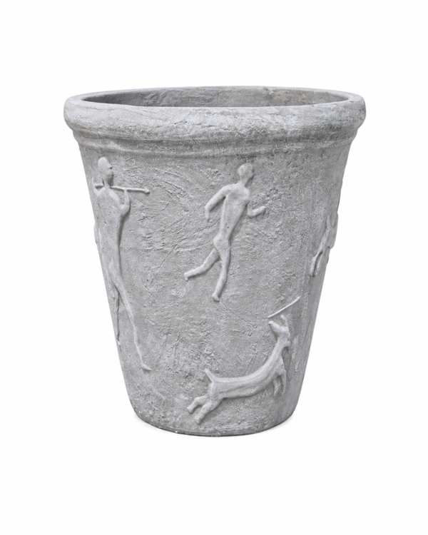 Khoisan Heritage Planter | Lightweight Whitewashed Concrete | W 68 × H 70 cm - Image 2